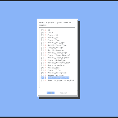 Select Database Elements