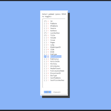 Select Database Elements